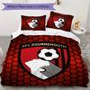 Set Copripiumino con Fantasia AFC Bournemouth Copripiumino Federa Decorazione per la Casa Regalo di Compleanno (1 * copripiumino + 2 * federe senza imbottitura)