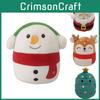 Squishmallow Plush Toy Santa Claus Soft And Cuddly Xmas Stuffed Animal Doll For Kids Birthday Gift
