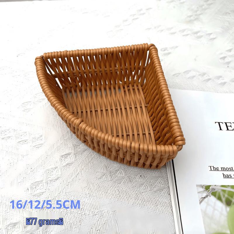 

Faux Rattan Woven Serving Baskets & Trays
