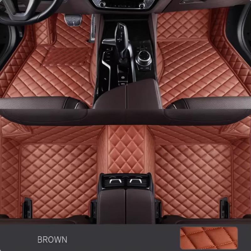 For Lincoln Aviator Nautilus 2019-2026 Auto Leather Waterproof Custom Car Floor Mats Carpets Foot Coche Accessorie Floor Liners