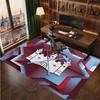 West Ham United Football Print Crystal Velvet Rug, Comfortable Water Absorbent Non Slip Indoor Floor Carpet