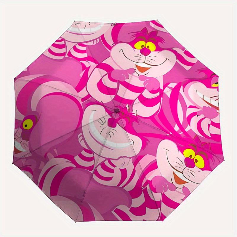 1pc Cheshire Cat Automatic Open/close, All-Season Portable Folding Umbrella for Women & Men,  Durable Frame yy250805021