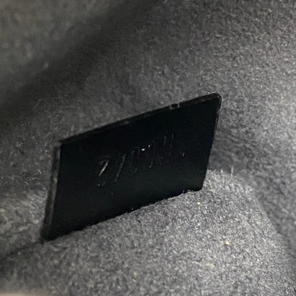 Used LOUIS VUITTONHandbag Black Leather Women