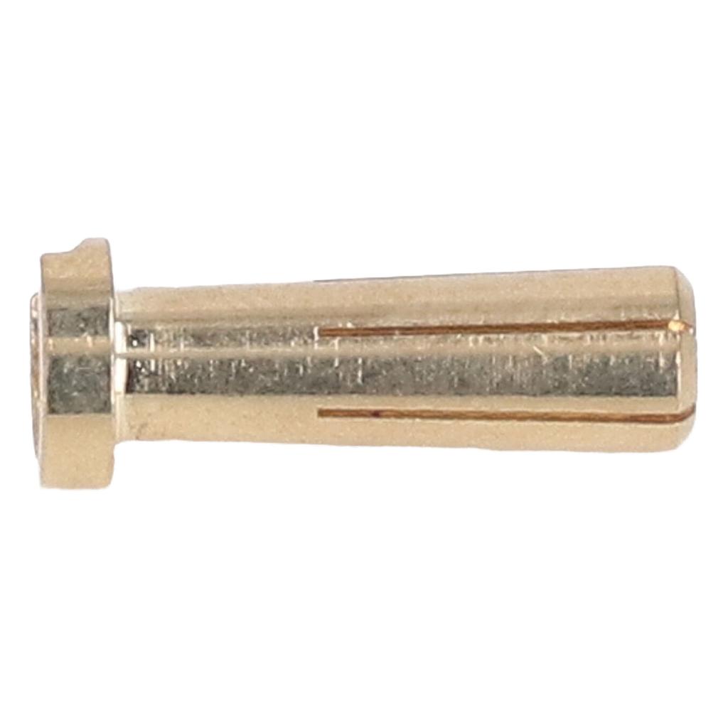 50 Pcs 5mm Battery Connector Plug 5mm Brass High Hardness RC Battery ESC Motor Connector