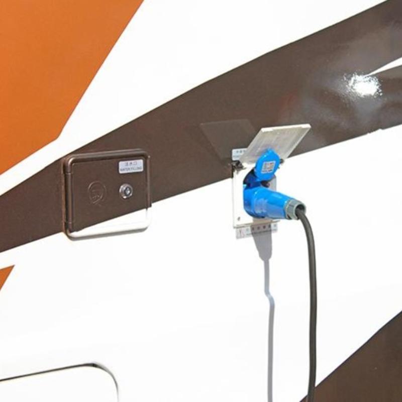 RV Generator Power Adapter 16AMP 3Pin 220V-250V Flush Hook Up Socket