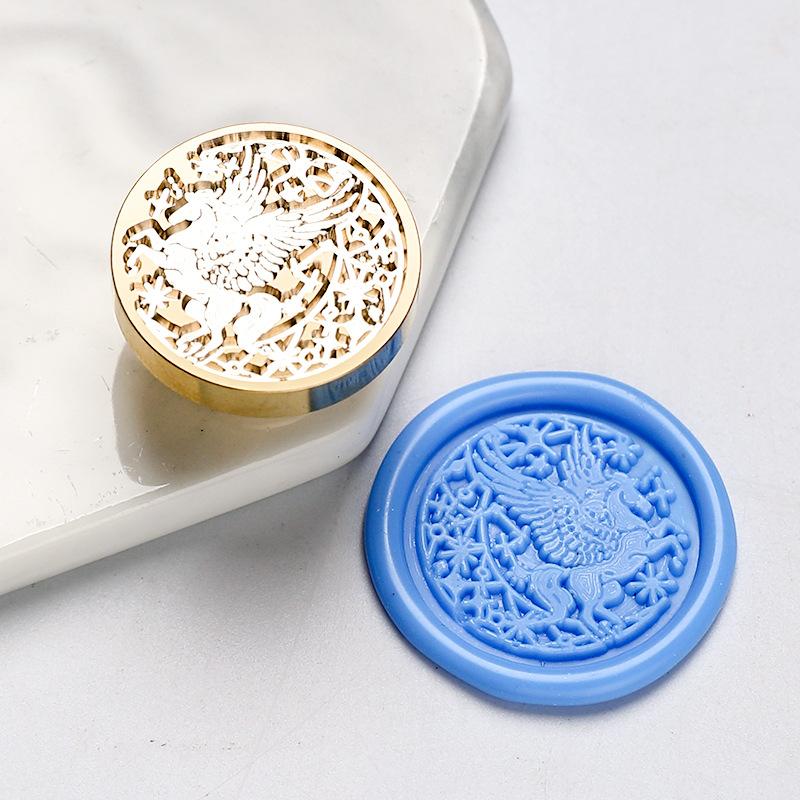Wholesale Retro Vintage Wax Seal Stamp Sealing Wax Stamp Head For Wedding Invitation Gift Packaging Cards Scrapbooking Stamps