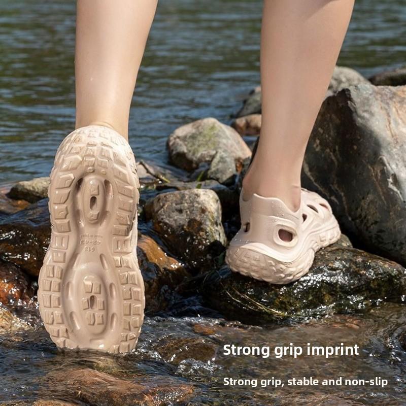 Crocs Unisex Estivi per Esterno Suola Spessa Antiscivolo EVA Sandali Sportivi Traspiranti da Uomo a Suola Spessa