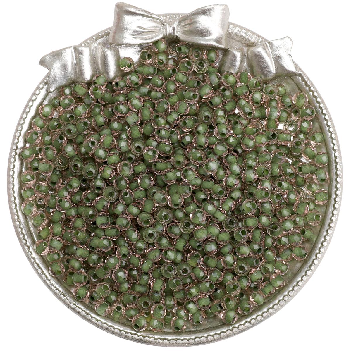 

120 шт. стеклянные бусины, чешские бусины, бусины-разделители с двойным окрашиванием для изготовления ювелирных изделий, аксессуары оливковый