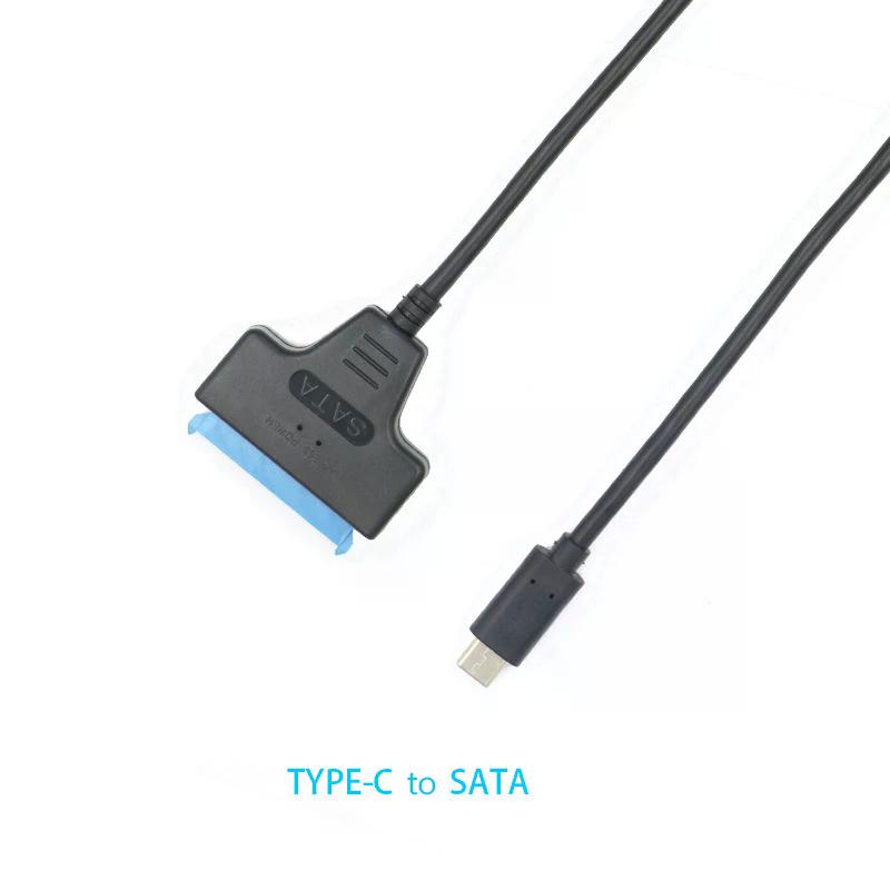 SATA To USB 3.0/Type-C/2 In 1 USB3.0 Type-C Cable Up To 6 Gbps For 2.5 Inch External HDD SSD Hard Drive SATA 3 22 Pin Adapter