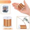 1–3 Rollen 50 g Kupferdraht 0,1–1,5 mm Kabel Kupferdraht Magnetdraht Kupferlackdraht Emaillierter Kupferwickeldraht