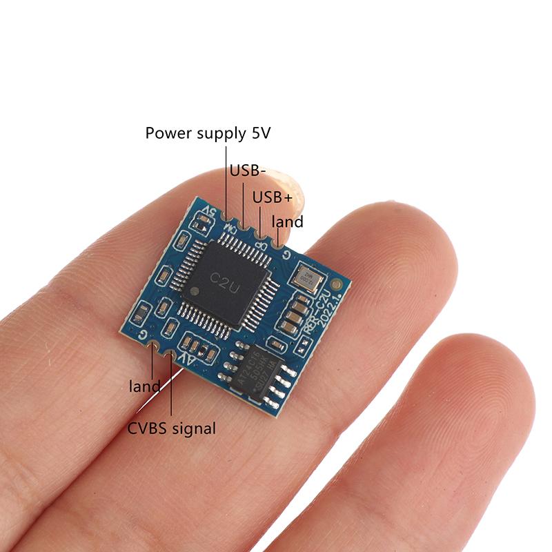 Analog Av Video To Digital Usb Camera Module Cvbs To Usb Chip For Uvc Drive-Free Board Accessories