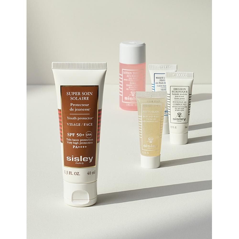 

Sisley Sheep Sueng Solaire Visage SPF 50+ 40мл Сонцезахисний крем + 4 безкоштовних засоби для догляду за шкірою