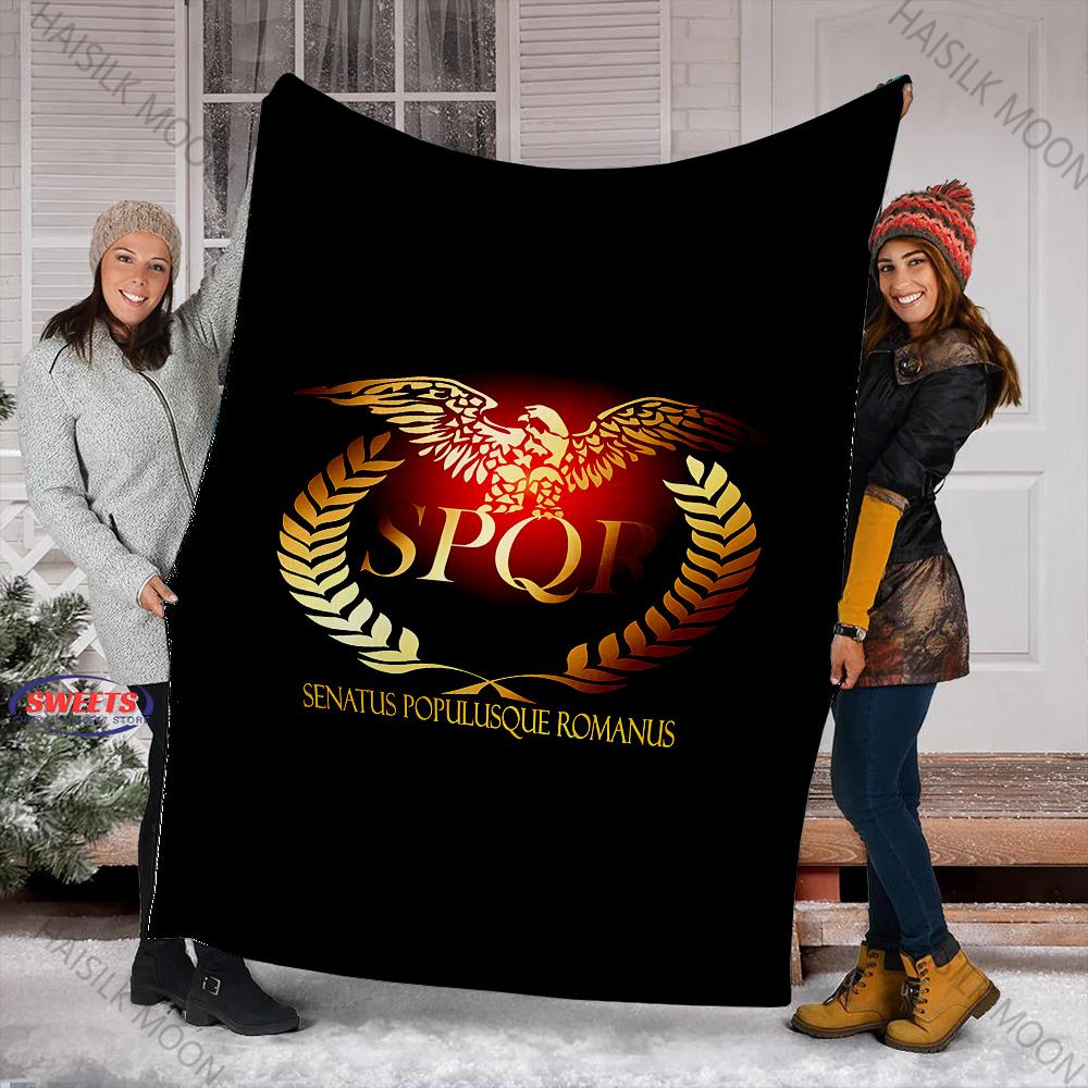 15 Styles Distant Mysterious Roman Empire Print Fluffy Throw Camping Blanket for Children Sofa Throw Thin Blanket Fashion Gifts