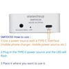 Schumann Waves Generator 7.83HZ Ultra Low Frequency Pulse Generator Sleep Improver with USB Power Cable Accessories