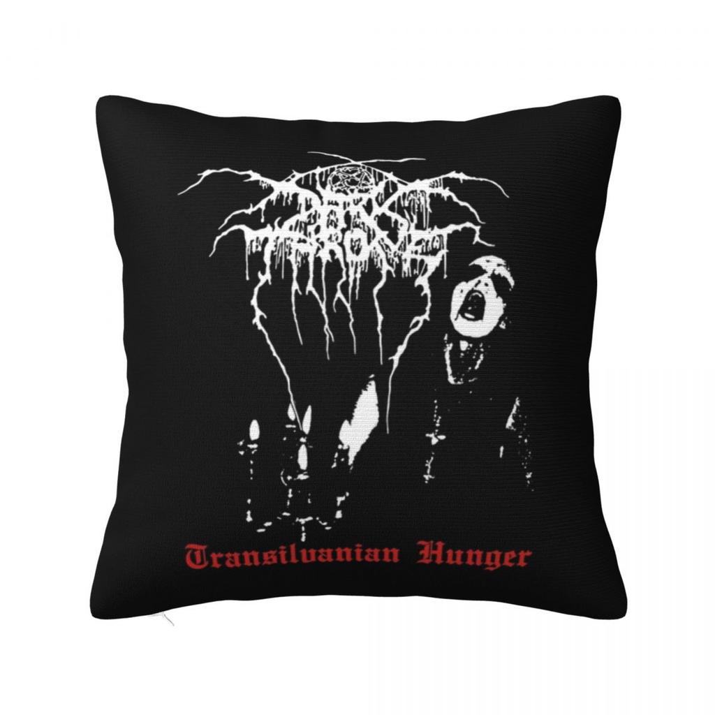 Darkthrone Norwegian Black Metal Band Square Pillowcase Pillow Cover Cushion Zip Decorative Comfort Throw Pillow for Home Car