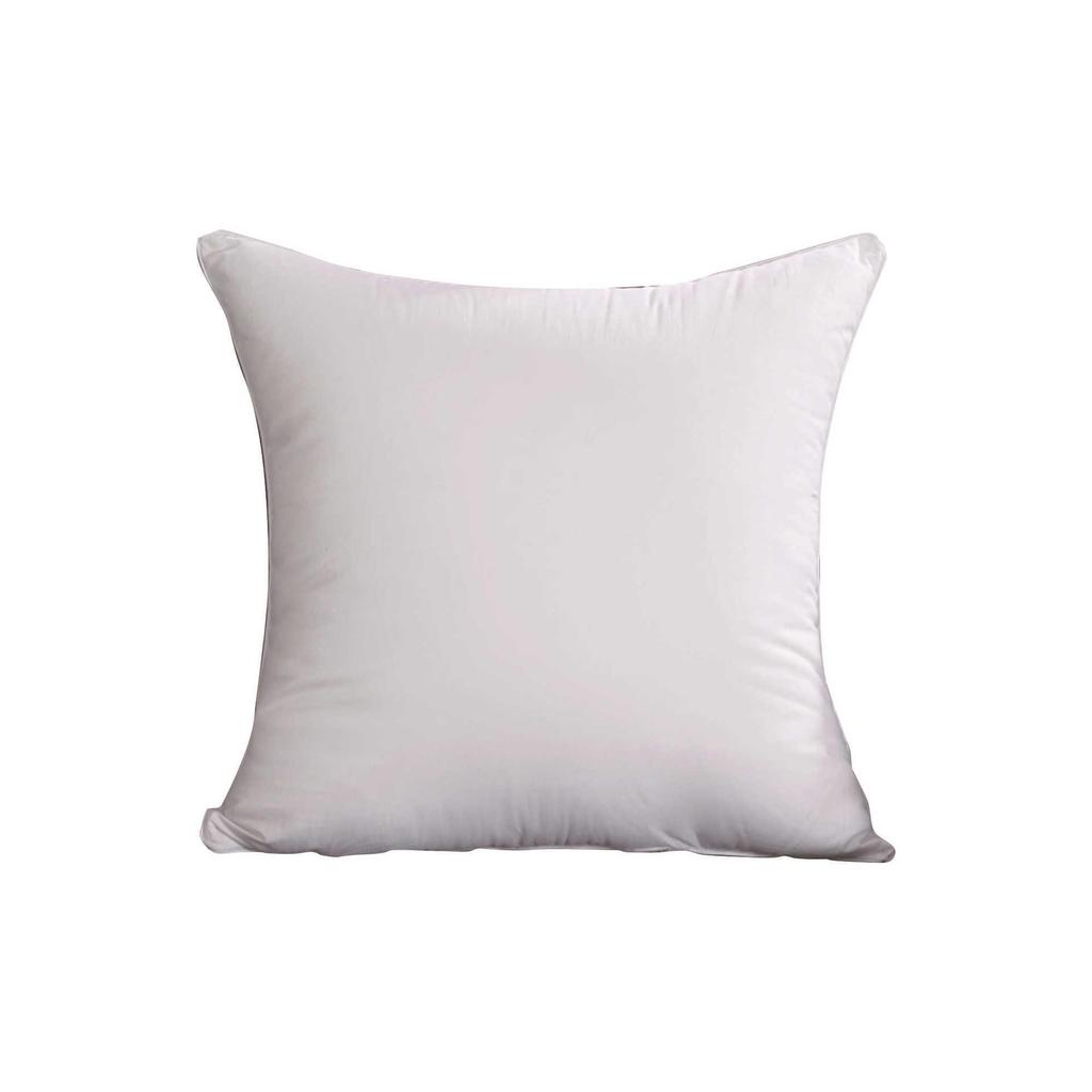 Down Feather Pillow Insert with Peach Skin Fabric, All-Cotton Cushion, Lumbar Pillow, Backrest Core (Available In Sizes 45, 50, 55, 60).