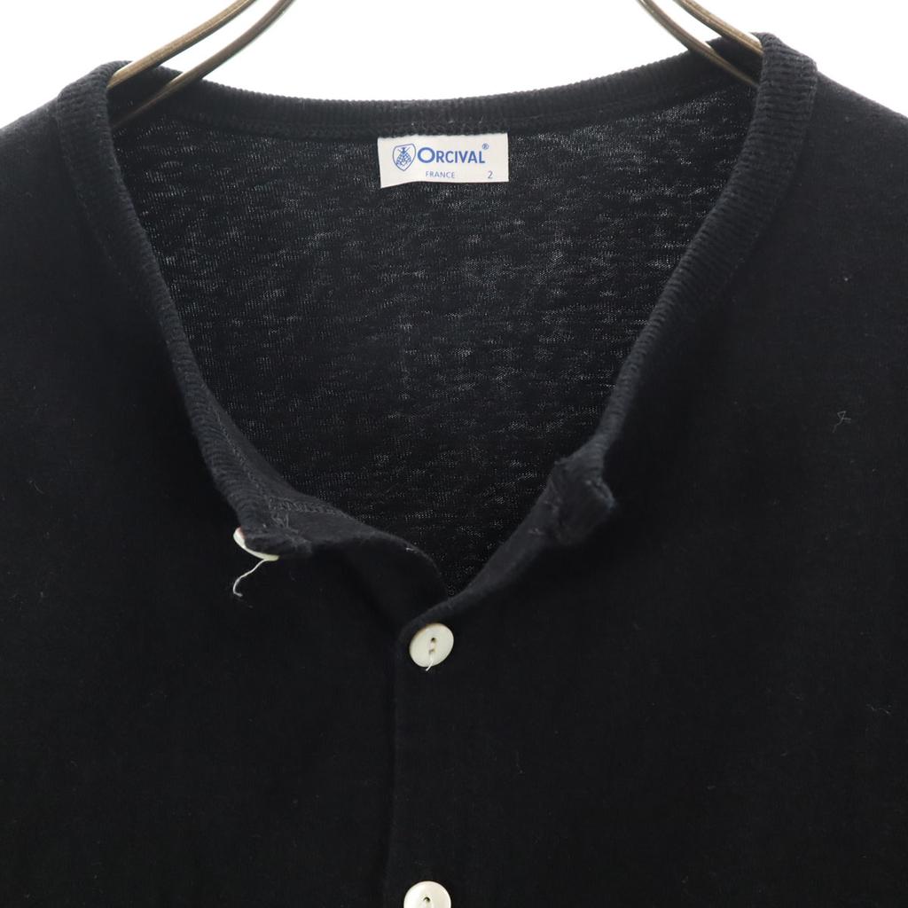 ORCIVAL made in Japan Long sleeve cardigan 2 black Women Used