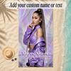 Beach TowelAriana Grande Custom Name Text Personalized Soft Towel for Beach Pool Indoor Home Decor Gift