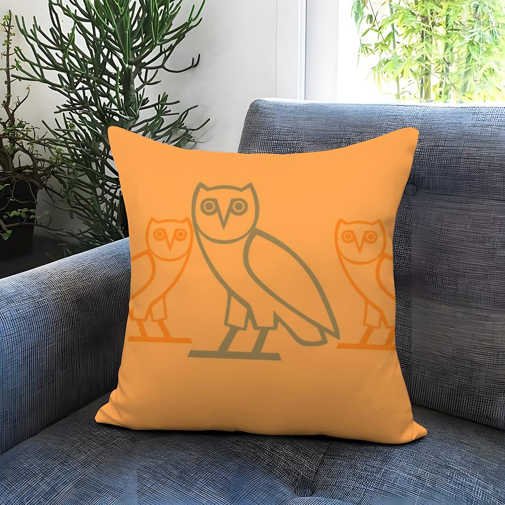 Luxury O-OvO O-OWLS Cushion Cover Comfortable Reversible Pillow Cover Ideal for Car Sofa Bedroom & Beyond