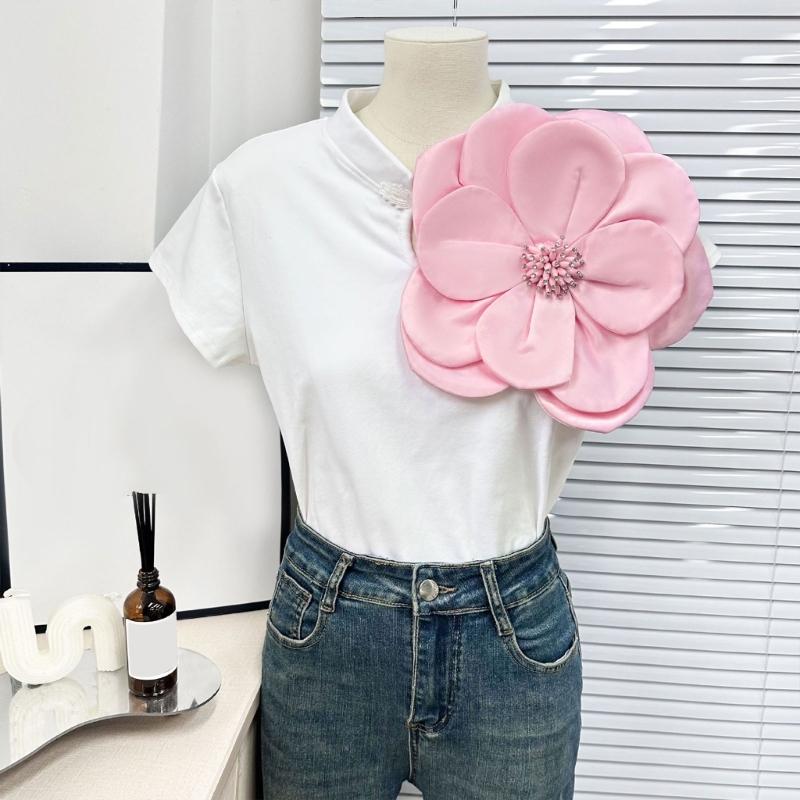 Multi Layer Soft Fabric Large Flower Brooch Stylish Breastpin for Dresses and Tops Floral Shaped Corsage Party Accessory