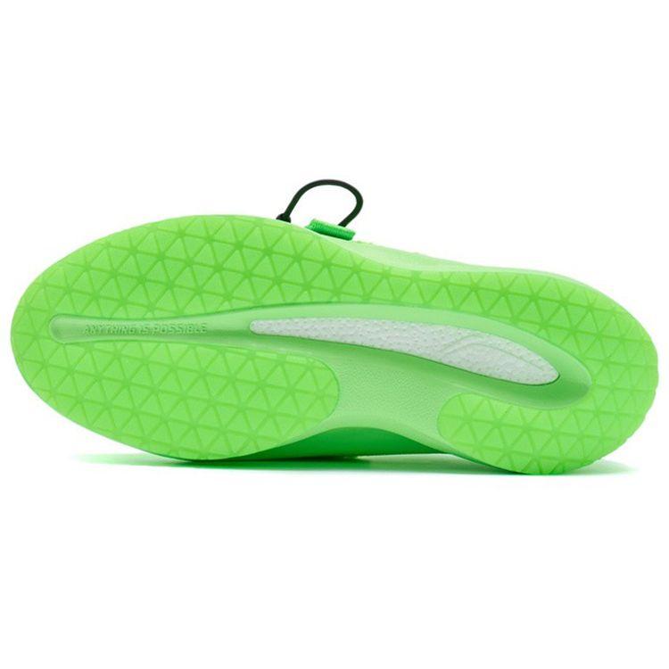 Li Ning Lazy Style Outdoor Sports Non-Slip Wear-Resistant Lightweight Low-Top Running Shoes Women Sneaker Fluorescent-Green AGBR070-4