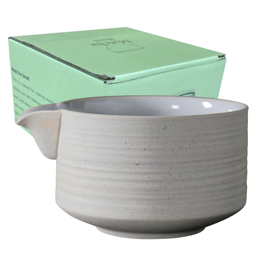 430ml Traditional Ceramic Tea Matcha Bowl Durable Handmade Green Tea Maker Cup for Japanese Matcha Preparation Kitchen Supplies