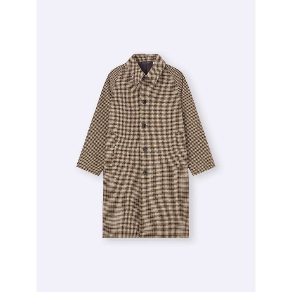 GU by Uniqlo Cozy Melton Balmacaan Coat