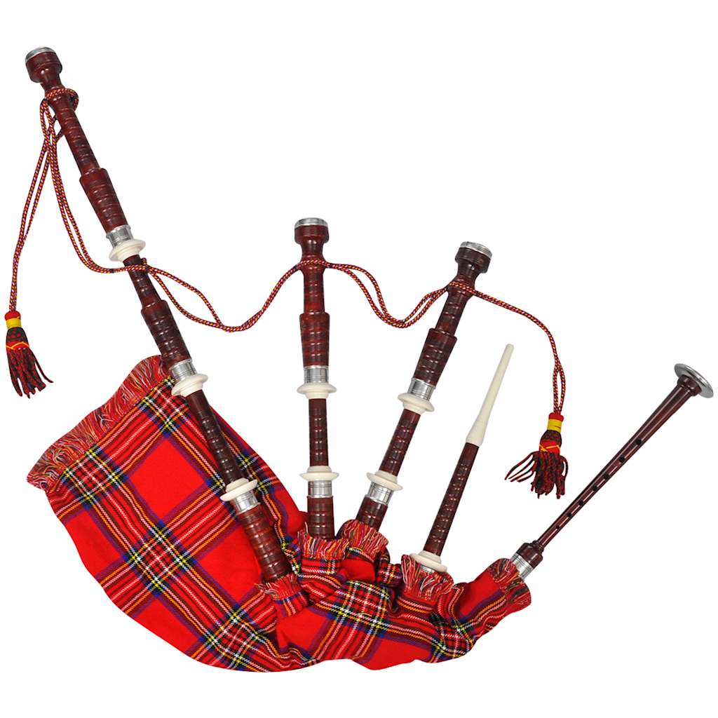 Gaita de Foles Escocesa Great Highland Tartan Vermelho Royal Stewart