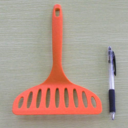 Nagao Tsubame-Sanjo Okonomiyaki Spatula Set of 2, Orange, 23cm, 66 Nylon, Made in Japan