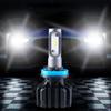 LED Fog Headlight Bulbs Beam Angle Waterproof Fan , Replacement