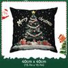 Santa Claus Elk Christmas Tree Pillowcase Bedroom Sofa Cushion Cover 100% Polyester Living Room Cushion Pillowcase Home Decor
