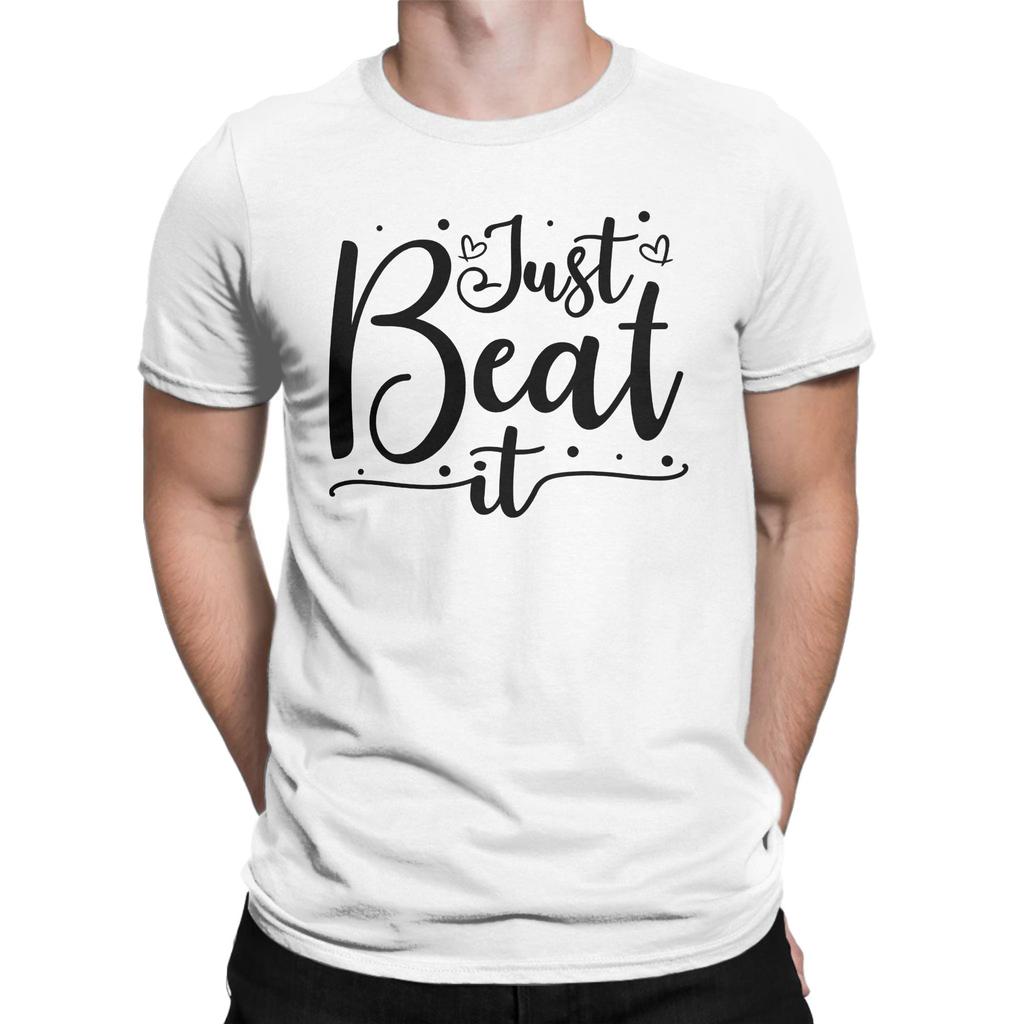 Amour Beat It  Just Beat It Funny 100% Cotton T-Shirt mMichael Jacksonn Tees Tops For Men
