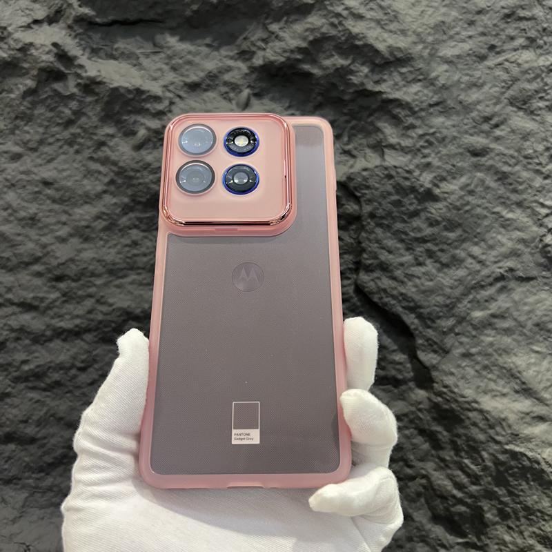 Luxury Transparent TPU Phone Case for Motorola Signature Edge 70 Ultra 60 Pro 50 Fusion G77/67 Lens Protect Skin Feel Back Cover