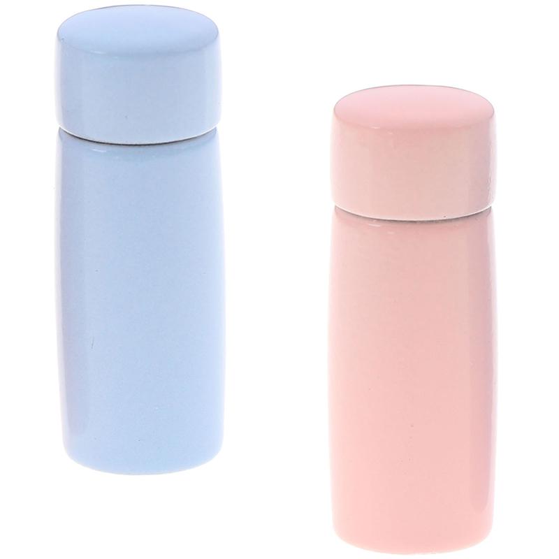 Dollhouse Miniature Thermos Cups Miniature Food Play Scene Doll House Accessories Thermo Water Cup Doll House Decoration