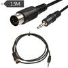 5-Pin DIN Plugs Male to 3.5mm 1/8 inch Male Plugs Stereo Converter Cable