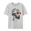 Unisex Clothes Zombie Costume Halloween Sunglasses Art Zombie Tshirt Tee Tops Cotton Oversized T Shirt Cool TShirt