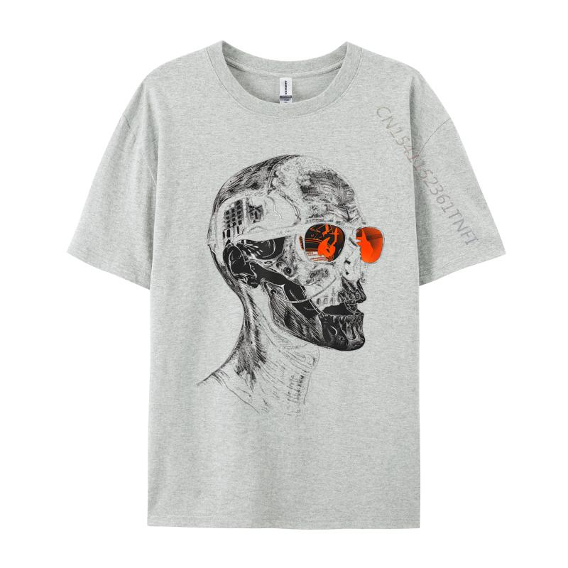 Unisex Clothes Zombie Costume Halloween Sunglasses Art Zombie Tshirt Tee Tops Cotton Oversized T Shirt Cool TShirt
