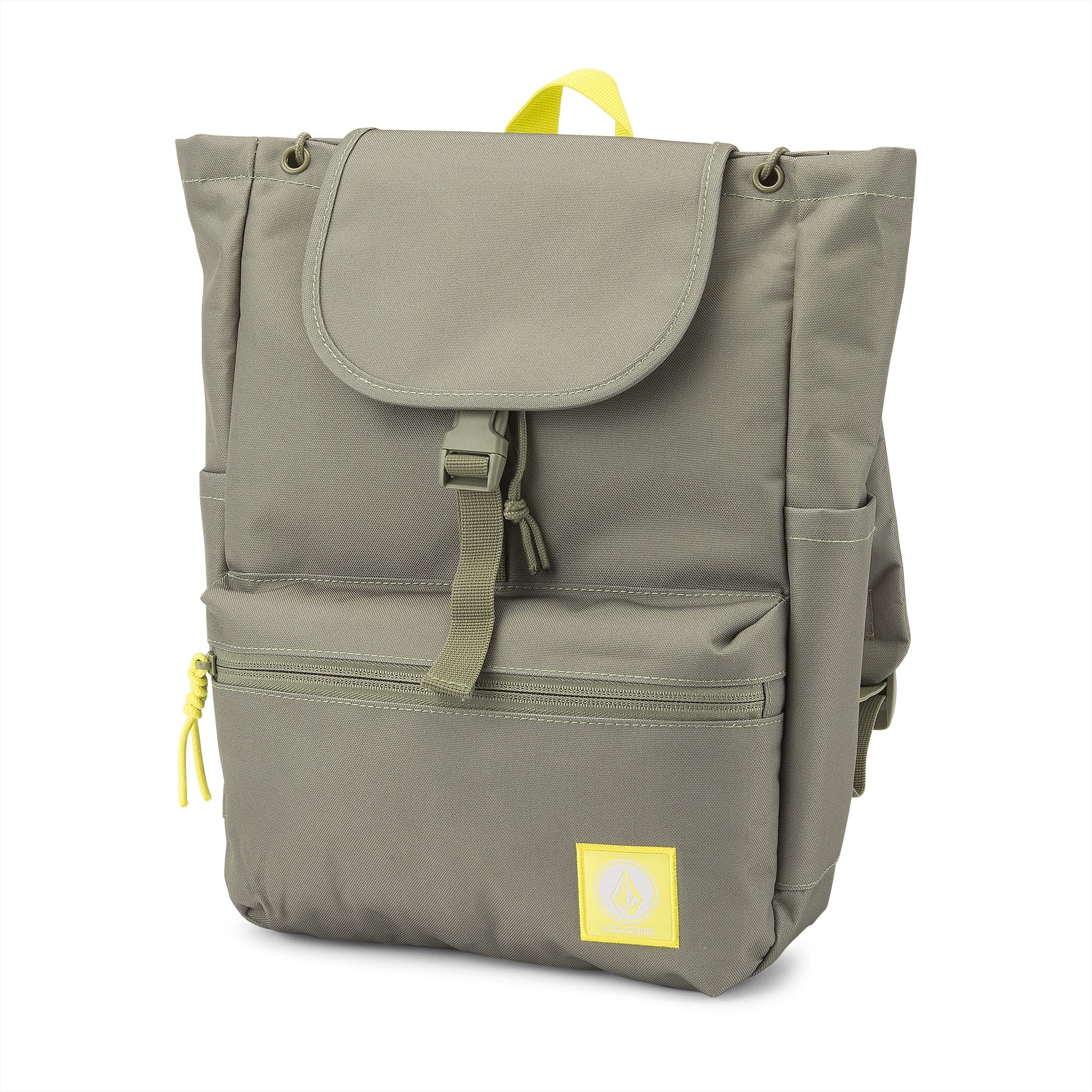 

Mini Backpack 12L STONE Bag Army [Volcom] (Flap Top) [E6522203 / DRAWSTRING] LAR_Light
