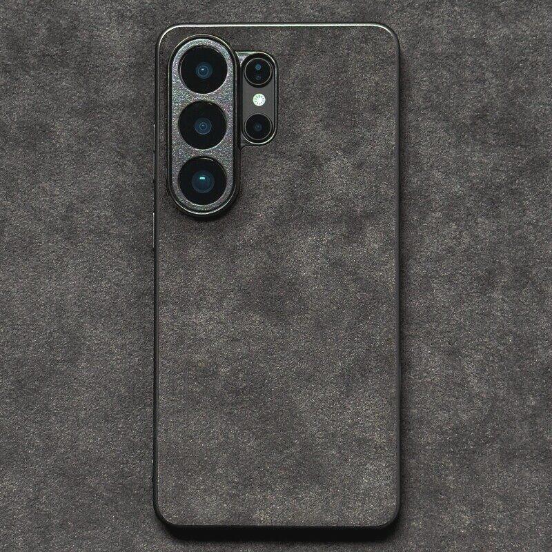 Plāns Alcantara telefona maciņš Samsung Galaxy