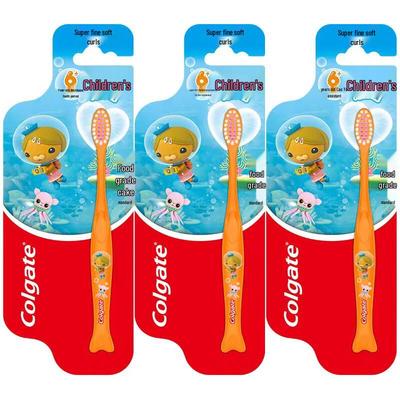 Kids 6+ Extra Soft Toothbrushes, 3-Pack