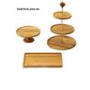 Forest-Style Bamboo Wood Dessert Stand Set