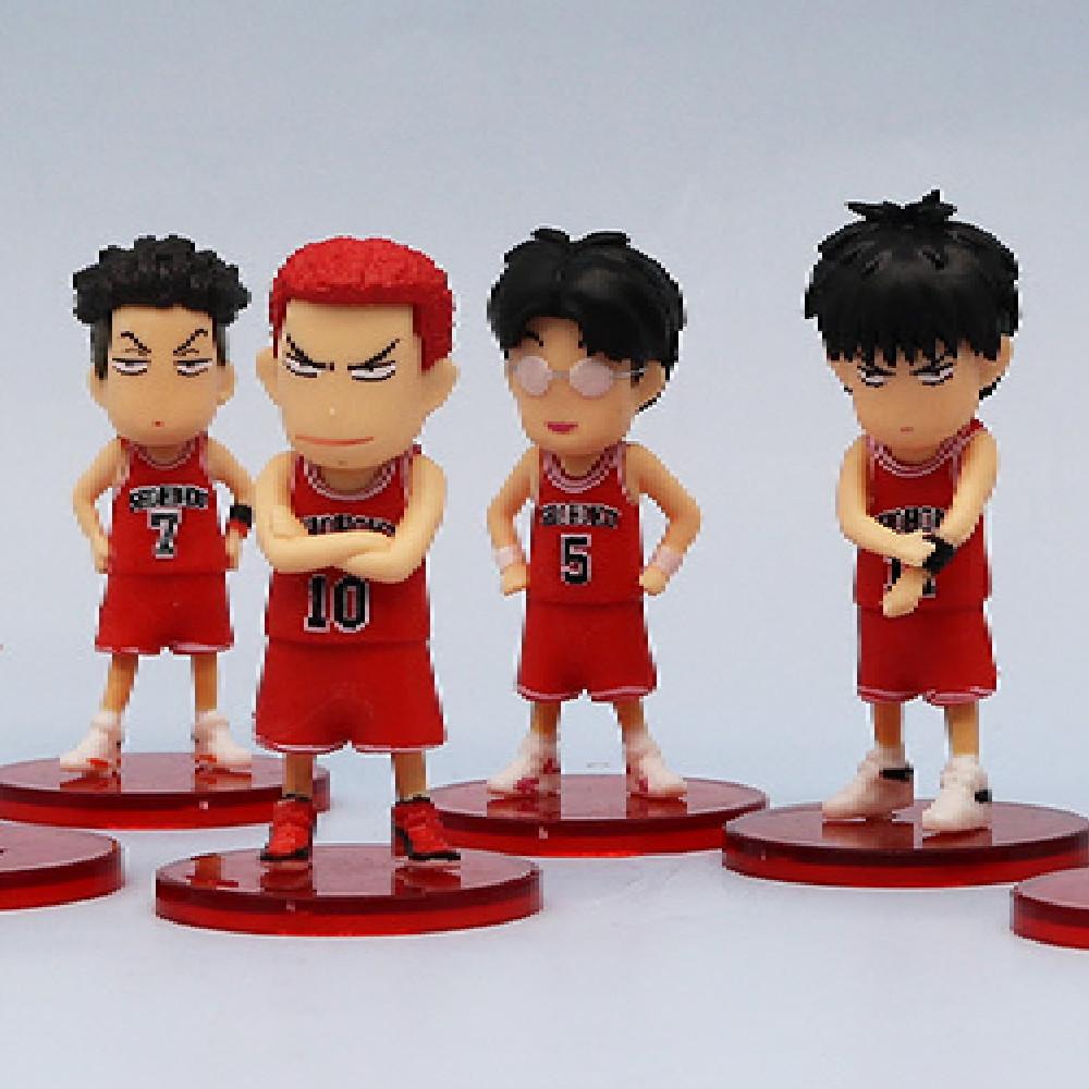 Slam Dunk Q Edition National Competition Movie Gk Hanamichi Sakuragi Rukawa Kaede Anzai Mitaka Handmade Pvc Model Decoration