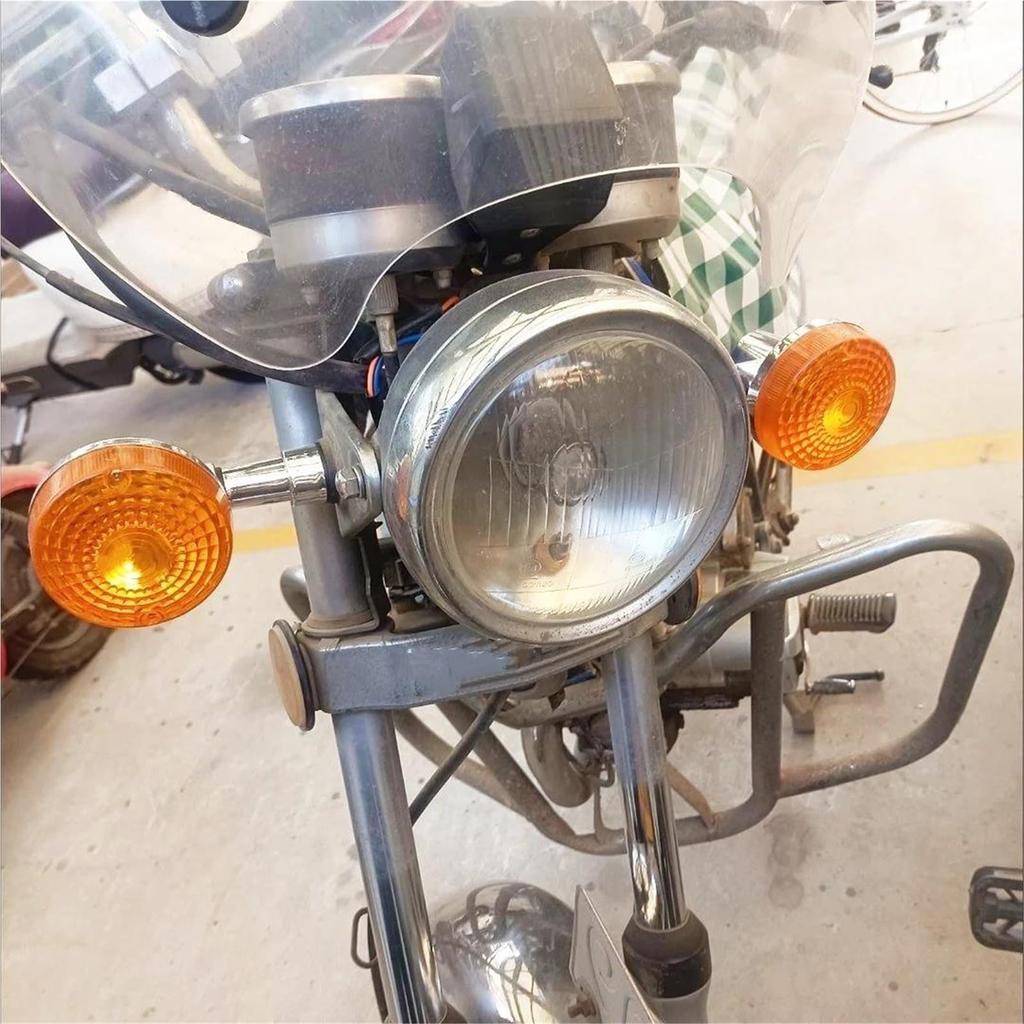 Turn Signal Lights Fit Suzuki GN125 GN250 HJ125-8 Motorcycle Front Rear Turn Signals 2