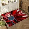 K-Kasane Teto Pink American Floor Mat Soft Thickened Absorbent Non-Slip Bedroom Living Room Door Mat Home Decor Flannel Rugs