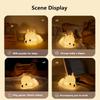 Cartoon Deer LED Nachtlicht Touch Sensor Bunte USB Aufladbare Timer Schlafzimmer Silikon Schlaf Lampe