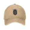 Holy Death Santa Muerte Skull Baseball Cap Unisex Style Distressed Washed Snapback Hat Horror Halloween Outdoor Workouts Cap Hat