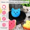 6pcs Dual Sided Scrub Sponge Multi Functional Cute Temperature Sensitive Non Scratch Dish Sponge for Washing Dishes Kitchen Bathroom