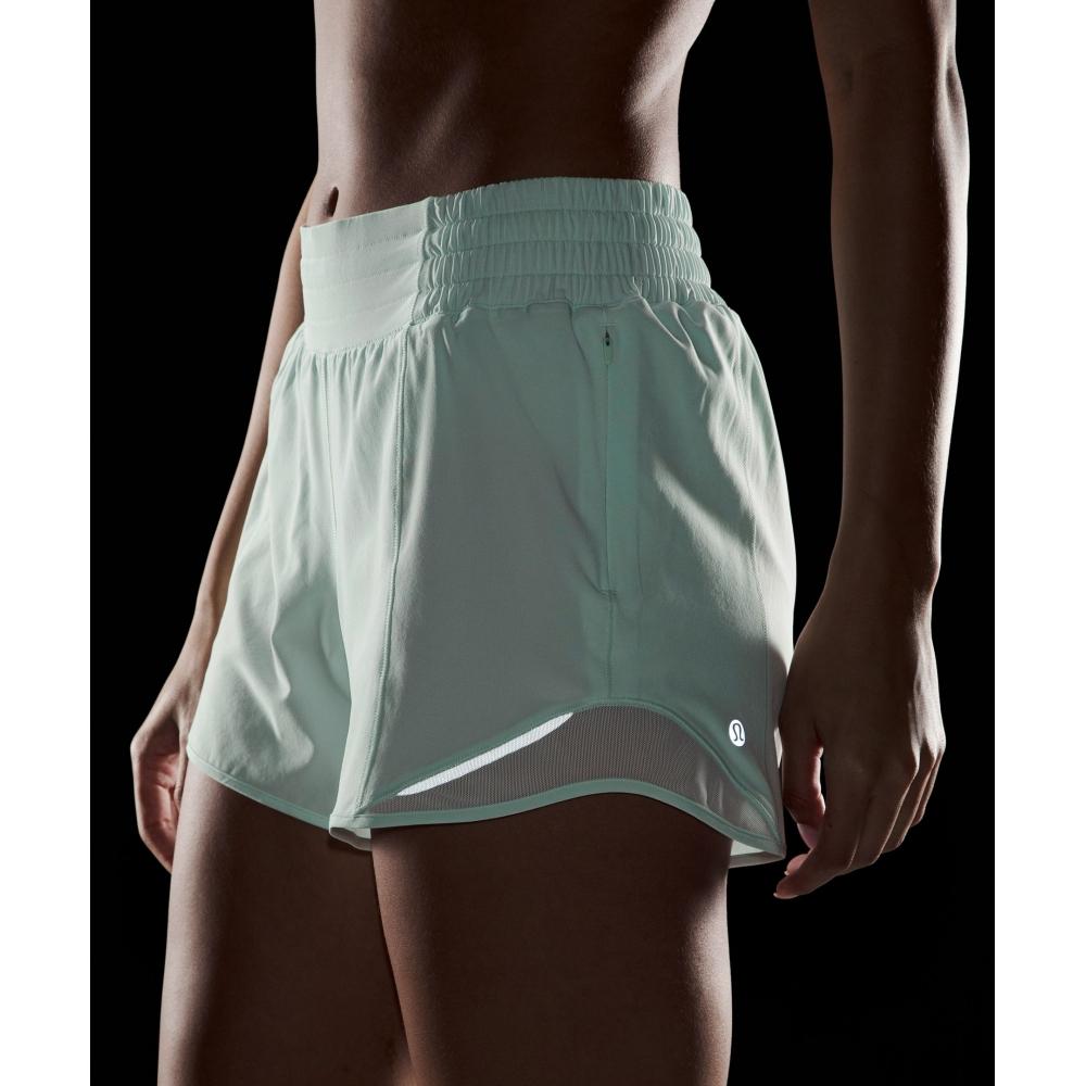 Lululemon Hotty Hot High Rise Lined Short 4  Mint Breeze
