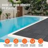 Interlocking Deck Tiles 36 Pack 12"x12" Plastic for Porch Dark Grey