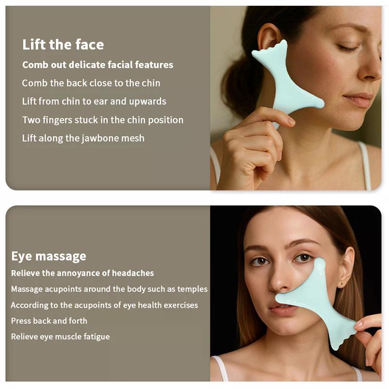 Gua Sha Massage Board Scraping Tool Ceramic Antistatic Good Thermal Conductivity Tissue Mobilization Tool For Whole Body Care